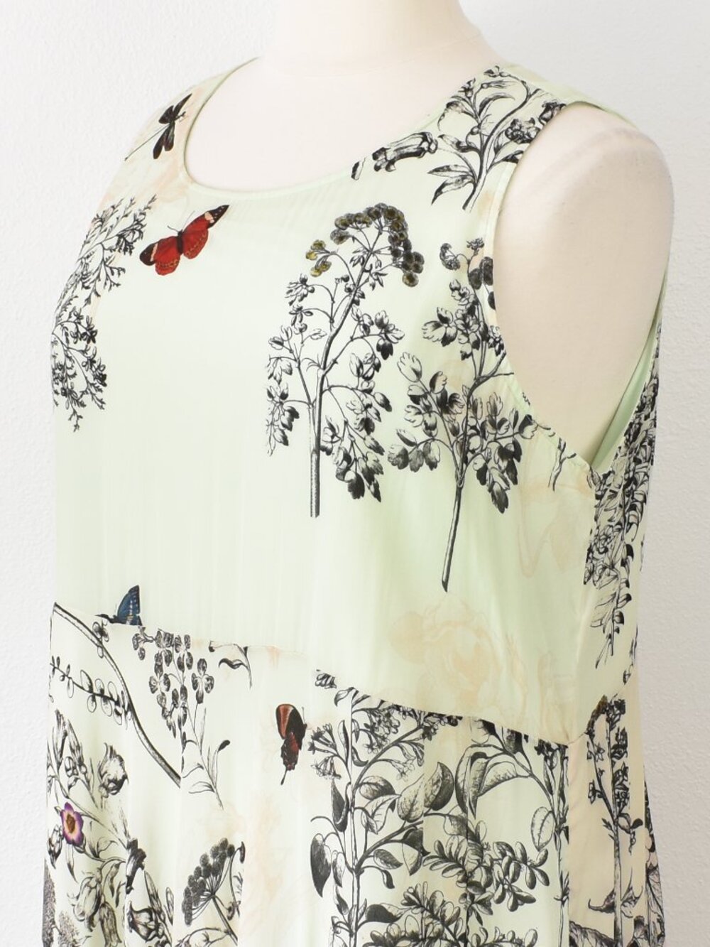 Kavita Bhartia Sleeveless A-Line Floral Maxi Dress - 2X - Picture 4 of 11